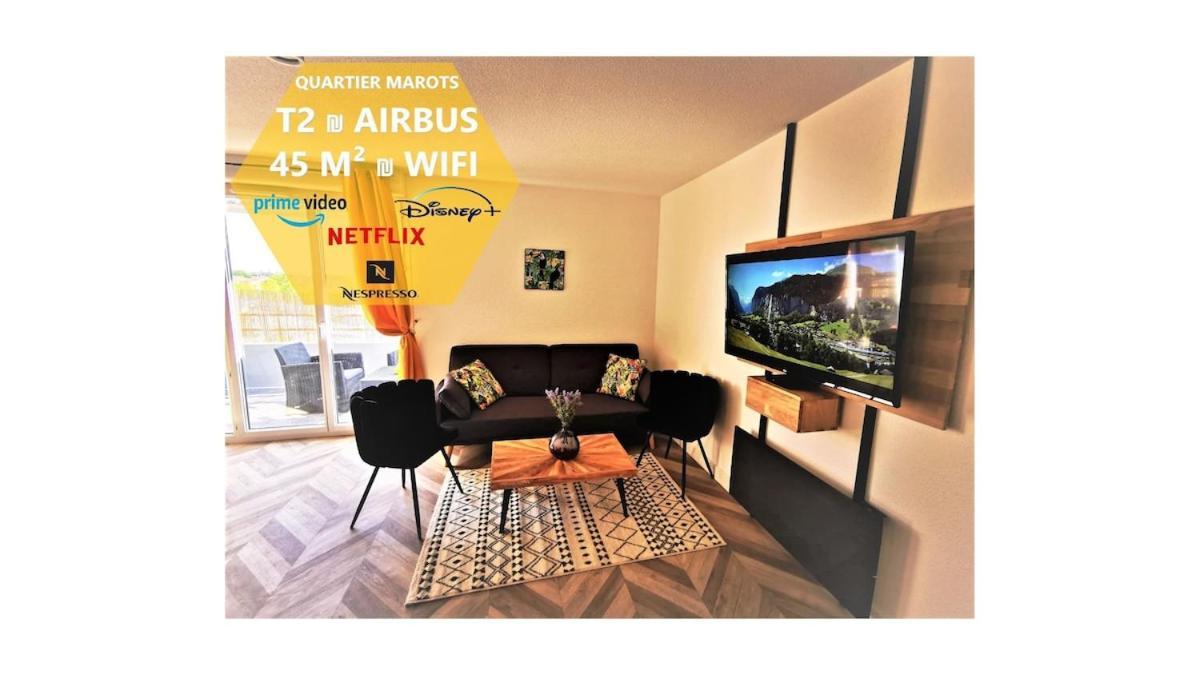 T2 Cosy ₪ Residence Securise ₪ Airbus ₪ Piscine 科洛米耶 外观 照片